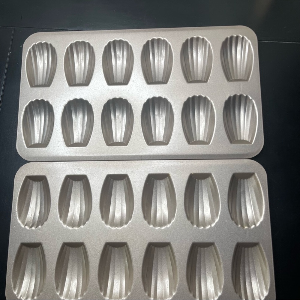 Silver Madeleine Baking Tray